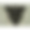 Incrustation guipure noir largeur: 15 cm sur hauteur 13 cm