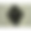 Incrustation guipure noir hauteur: 13 cm sur largeur 6 cm