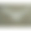 Fine incrustation en broderie anglaise blanche,largeur: 10 cm sur largeur: 7 cm