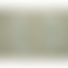 Col brode sur tulle blanc,longueur: 14cm sur largeur: 4,5cm, vendu par paire