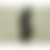 Jolie incrustation guipure noire , hauteur 23 cm - largeur 7 cm