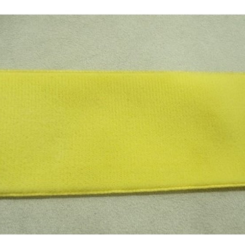 Ruban velours jaune,50 mm