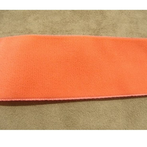 Ruban velours orange,50 mm