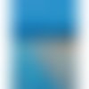 Tulle rigide couleur turquoise, synthétique  ,140 cm