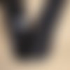 Sangle polyester laniere  noire ,3 cm