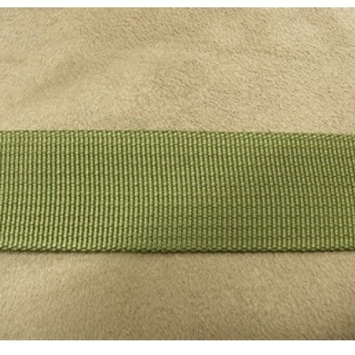 Sangle coton laniere vert,2.5 cm