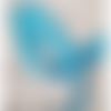 Nouvelle sangle polyester laniere  bleu turquoise, 3 cm
