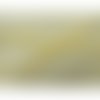 Ruban fantaisie à fleur polyester jaune,1 cm