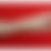 Ruban fantaisie bicolore ,polyester et coton,1.5 cm