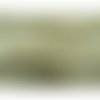 Ruban fantaisie natté blanc & lurex or 0,7 cm