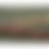 Ruban fantaisie croquet métal multicolore fushia et or, 1,5 cm