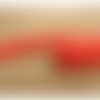 Ruban fantaisie raphia rouge, 2 cm