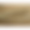 Ruban fantaisie raphia beige clair et beige foncé,1.4 cm
