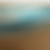 Ruban fantaisie bleu turquoise lurex argent,1.5 cm