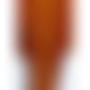 Nouveau ruban fantaisie lainage orange,5 cm