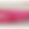 Nouveau ruban fantaisie satin façon couture rose fushia ,1.5 cm