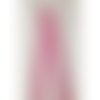 Nouveau ruban fantaisie organza façon couture rose fushia 1.5 cm