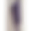 Nouveau ruban fantaisie à fleurs violet sur fond parme ,1 cm