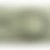 Ruban queue de rat- 2,5 mm - noir incruste argent