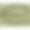Cordon polyester & coton vert olive, 3 mm