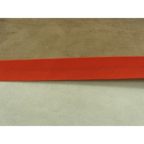 Promotion ruban biais- 20 mm interieur /10 - 10 mm- coton-rouge,vendu par 5 metres / soit 0.75€ le metre