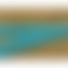Promotion ruban biais- 20 mm interieur /10 - 10 mm- coton bleu turquoise, vendu par 5 metres /soit 0.75€ le metre