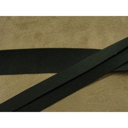 Promotion ruban biais- 20 mm interieur /10 - 10 mm- coton -noir, vendu par 5 metres /soit 0.75€ le metre