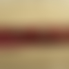 Ruban biais œillet daim bordeaux 25 mm