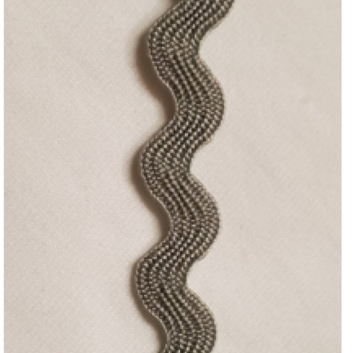 Nouveau ruban serpentine gris,8 mm