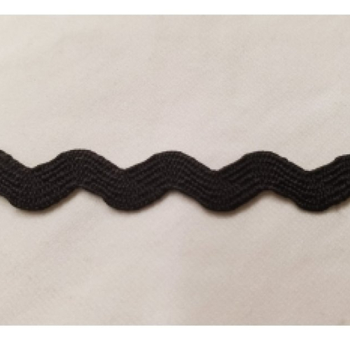 Nouveau ruban serpentine noir,8 mm