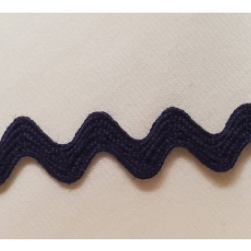 Nouveau ruban serpentine bleu marine,8 mm