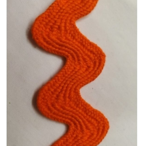 Nouveau ruban serpentine orange 3.5 cm