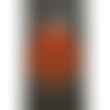 Nouveau strass hot fix en verre rond rouge orange ,6.5 mm, vendu par 144 strass