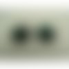 Promotion strass rond vert foncé,18 mm,.vendu par 25 strass / 0.22 cts
