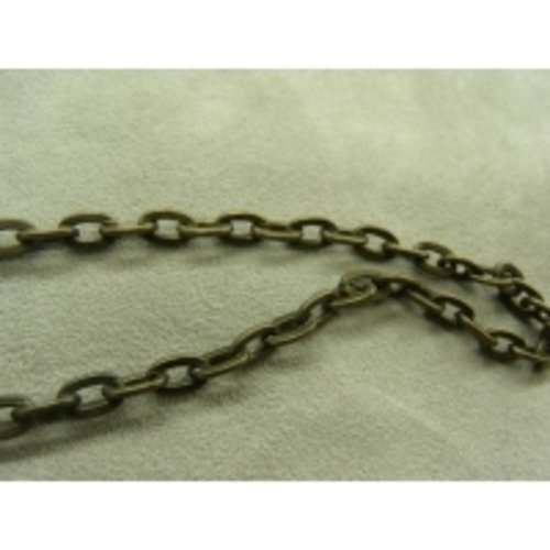 Chaine metal- 8mm /4mm - bronze