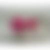 Bouton acrylique motif fleurs rose,de belle qualité,18 mm