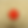 Bouton acrylique à queue motif petite fleur rouge,18 mm,très tendance