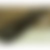 Fermeture invisible marron foncé, 35 cm, de belle qualité