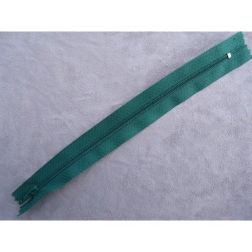Fermeture a glissière vert gazon ,20 cm