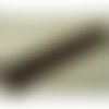Fermeture a glissière marron,10 cm
