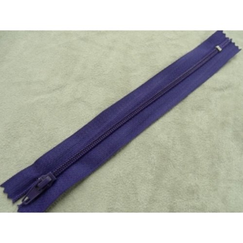 Fermeture a glissière violet,16 cm