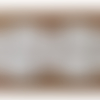 Nouvelle dentelle de calais blanche coloris biancoceta , 13 cm,de fabrication française