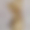 Nouveau ruban frange coloris naturel beige clair , 2.5 cm