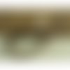Fermeture a glissière  marron ,40 cm