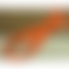 Fermeture a glissière orange, 50 cm