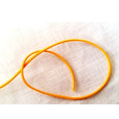 Élastique orange, 2 mm