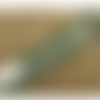 Fermeture metalique vert kaki maille n°5 argent 10 cm