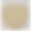 Petite coudiere simili daim beige motif coeur largeur 10 cm /hauteur 10 cm