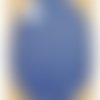 Petite coudiere simili cuir bleu roi hauteur 10 cm largeur 7.5 cm
