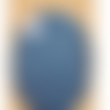 Petite coudiere polyester/enduit bleu canard hauteur 10 cm / largeur 7.5 cm